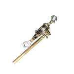 Ratchet Tensioner Gear Winch Puller Power Cable Power Puller Double Hook 2T Lifting Tool Suitable for Wire Rope Tightening
