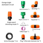 Irrigation Equipment Atomization Spray Nozzle Cooling Spray Head Automatic Watering Device Home Spray System Hanging Orange Single Outlet Atomization