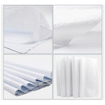 Moisture-proof Waterproof Woven Bag Snakeskin Bag Express Parcel Bag Packing Load Carrying Bag Cleaning Garbage Bag 70 * 113 CM 10 White Bags