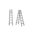 Aluminum Alloy Ladder 1.5m Thick Folding Herringbone Ladder 1.5m Thick (Red)