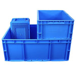6 Pieces Plastic Turnover Box Logistics Transfer Box Warehouse Workshop Plastic Box Transport Storage Box