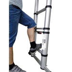 2.3m Aluminum Alloy Bamboo Ladder Telescopic Ladder Load-bearing 150kg