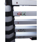 2.3m Aluminum Alloy Bamboo Ladder Telescopic Ladder Load-bearing 150kg
