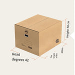 Carton Thickening Five Layer Moving Paper 60 * 50 * 40 Cm Box Storage Box Sorting Box Packing Box Wholesale Suitcase Book Carton 5 Pieces