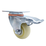 Caster Wheels Set of 4, 5-Inch Nylon Caster Silent Wheel for Moving Furniture Table Rotate 360 degrees