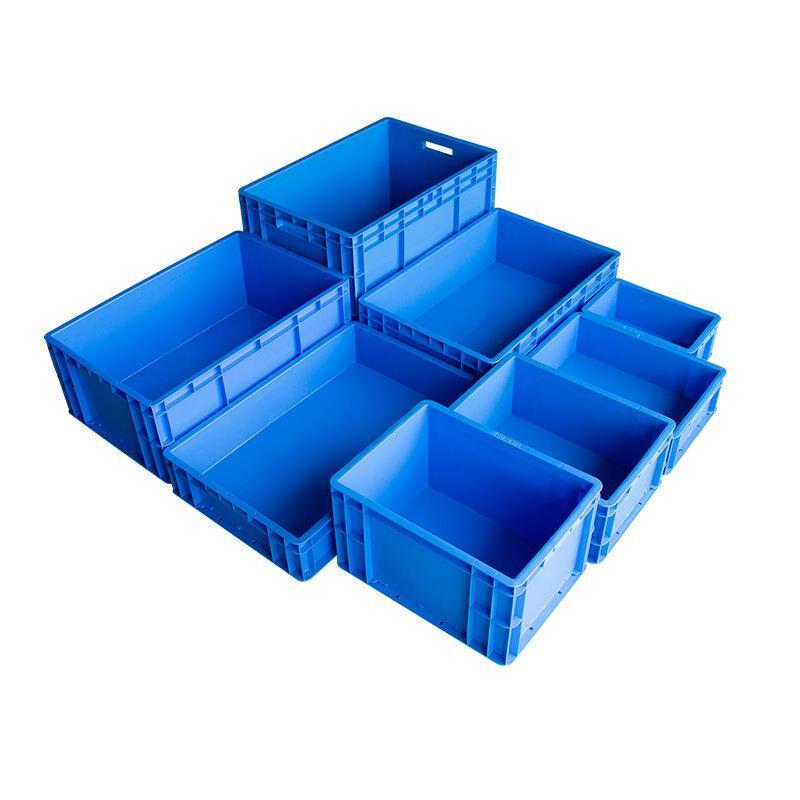 600 * 400 * 230mm Plastic Turnover Box Logistics Transfer Box Warehouse Workshop Plastic Box Transportation Storage Box (blue)