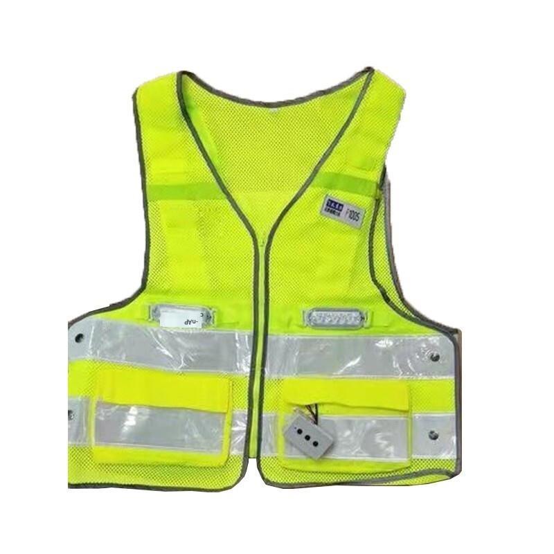 Reflective Vest Vest With Reflective Light Strip Reflective High Visibility Safety Vest Men Women