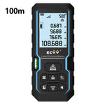 ECVV Laser Distance Meter Range Finder Portable Handle Digital Laser Measure Tool Tape Measure Area Volume Auto Level Auto Height with Bubble Level
