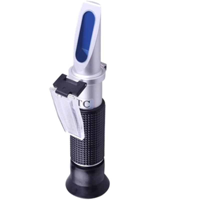 58-90% Honey Concentration Meter Refractometer Optical Honey Densitometer Honey Moisture Content Detection Meter (Including Calibration Oil )