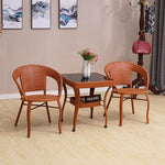Rattan Chair Balcony Tables And Chairs Single Chair Simple Leisure Stool Teng Chair Small Table Square Table Outdoor Tea Table Combination Sofa Indoor Living Room