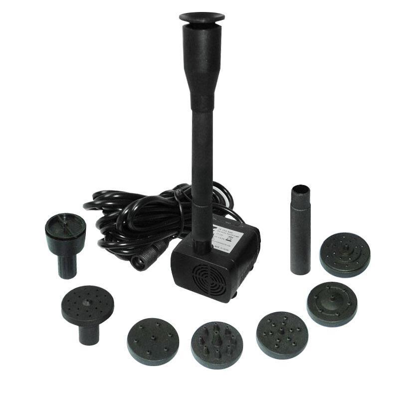 12V24V Solar Brushless Self Made DIY Solar Fountain High Efficiency 3m Water Pump + 8 Kinds Of Nozzles