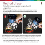 Digital Original Infrared Thermometer Temperature Screening Temperature Gun High Temperature Oil Temperature Air Conditioner Automobile Engine Motor