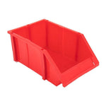6 Pieces Vertical Material Box Inclined Screw Storage Box Parts Box Tool Box Shelf Finishing Box Blue 390 * 255 * 150 (ultra Thick)