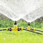 Adjustable 360 Degree Sprinkler Lawn Sprinkler Automatic Sprinkler Agricultural Land Scattering Sprinkler Scattering Sprinkler (With 4-tap)