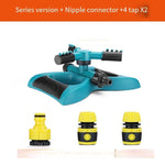 Garden Sprinkler 360 Degree Automatic Rotation Sprinkler Lawn Watering Sprinkler Roof Cooling Automatic Sprinkler Flower Watering Irrigation Sprinkler