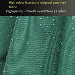 Outdoor Sunshade 3m Large Sunshade Outdoor Leisure Courtyard Umbrella Sentry Box Security Banana Umbrella Roman Umbrella Folded Round Edge 3.5m