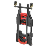 Multifunctional Portable Folding Cart 120kg/260lbs Load Handling Trucks Platform Trolley Sack Trolley Luggage Cart Utility Transport Cart For Outdoor/Festivals/Camping