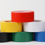 6 Pieces Reflective Warning Tape 5cm Wide Labeling Tape Reflective Tape Fire Reflective Strip Workshop Garage Ground Marking Safety Zone Warning Line Red